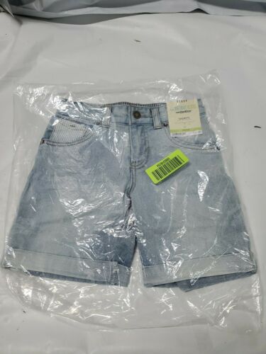Girl's Oshkosh Genuine Kids Blue Denim Jean Shorts Size 5t New In Plastic